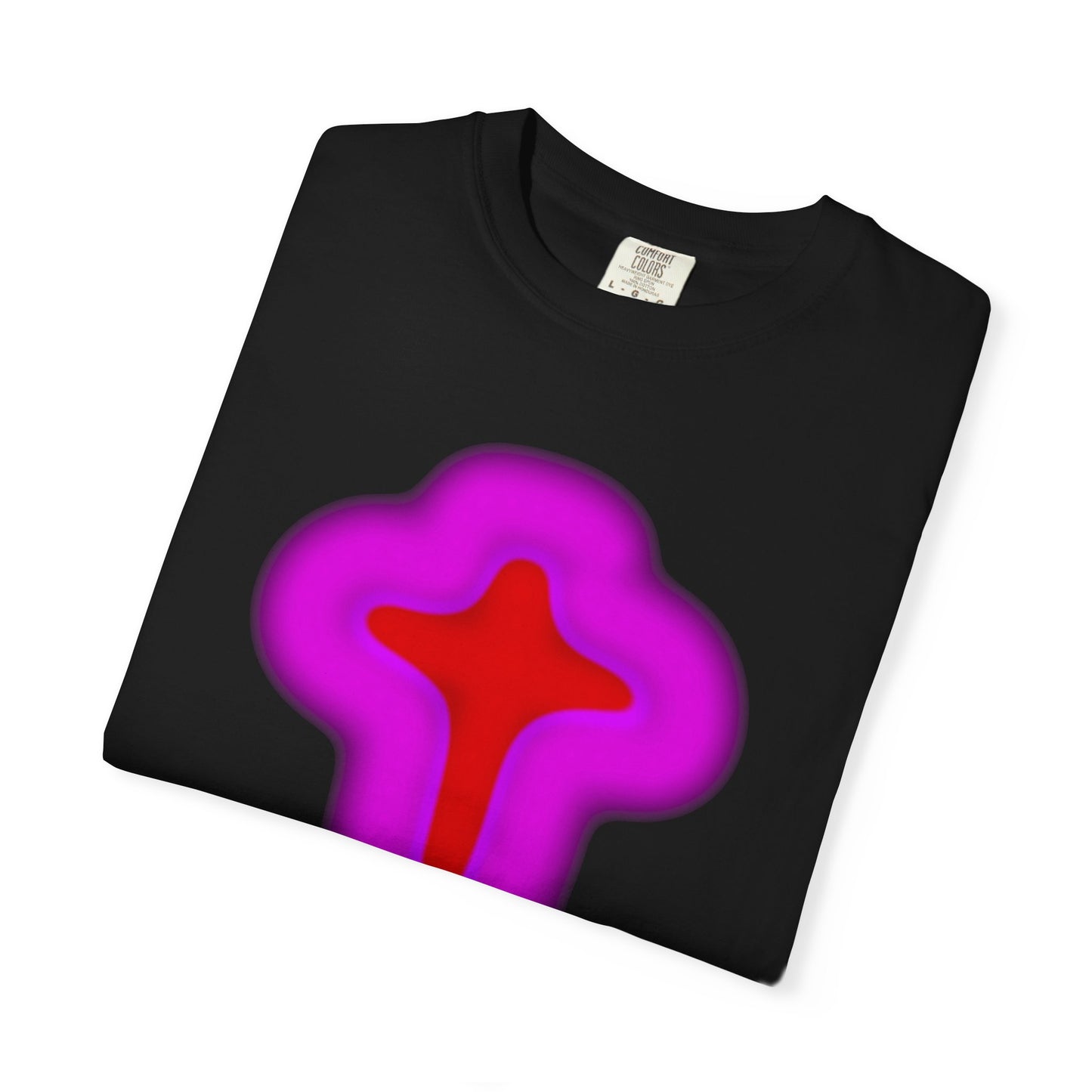 PINK/RED CROSS TEE