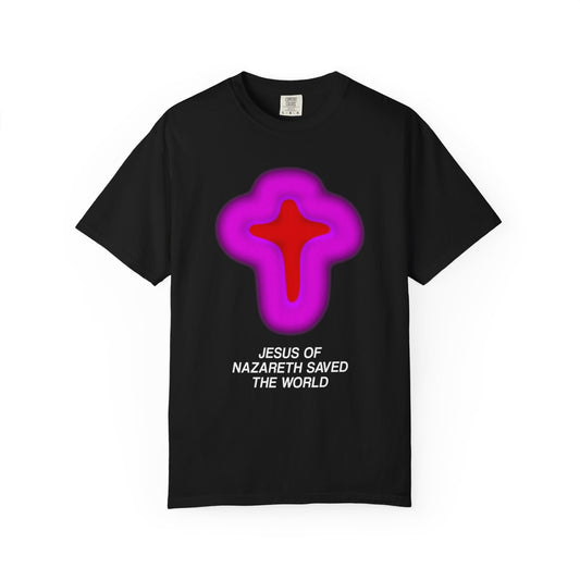 PINK/RED CROSS TEE